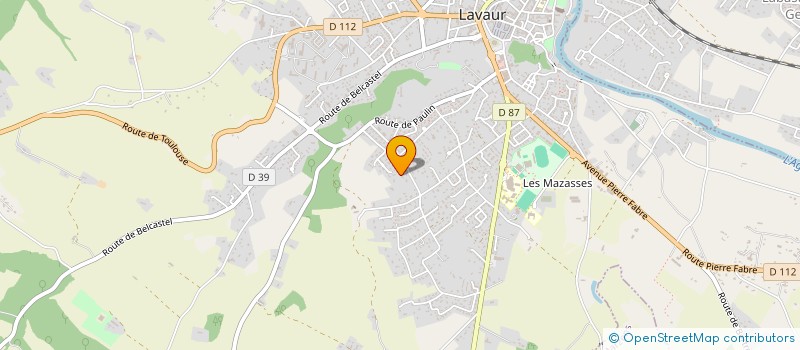 localisation de l'entreprise TAXI LAURENT'S  LAVAUR