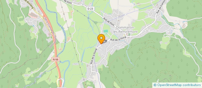 localisation de l'entreprise TAXI LAURENT VOLET  DOMMARTIN-LES-REMIREMONT