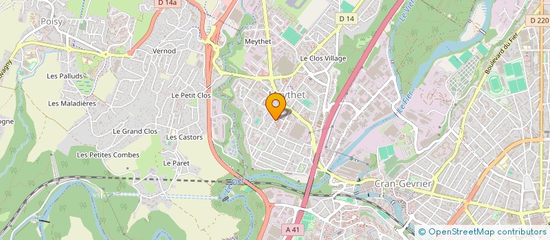 localisation de l'entreprise TAXI LE DEUX à ANNECY