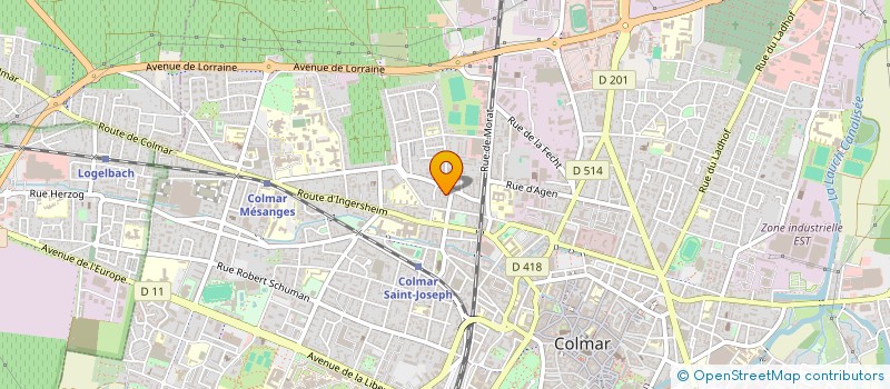 localisation de l'entreprise TAXI LE JAGUAR  COLMAR