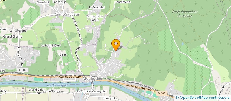 localisation de l'entreprise TAXI LE METAYER à MOULEYDIER