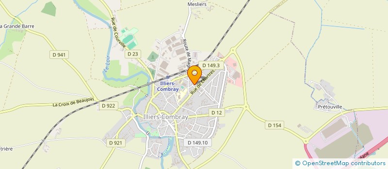 localisation de l'entreprise TAXI LE ROUX - LEGRAND à CHAUFFOURS