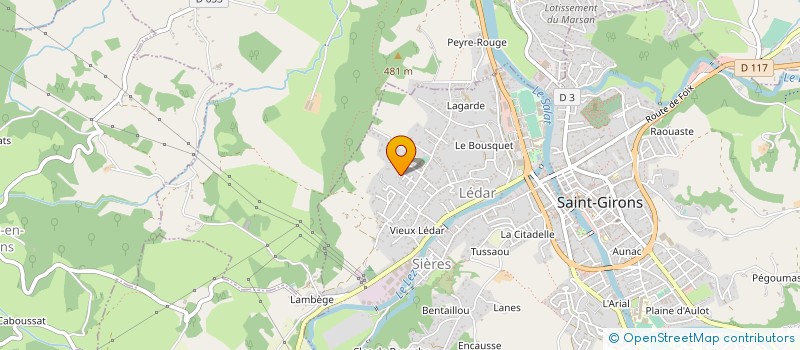 localisation de l'entreprise TAXI LE VALIER à SAINT-GIRONS