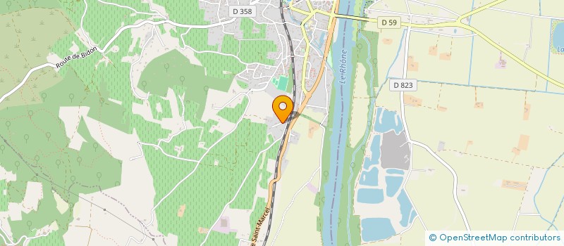 localisation de l'entreprise TAXI LEBRAT  BOURG-SAINT-ANDEOL