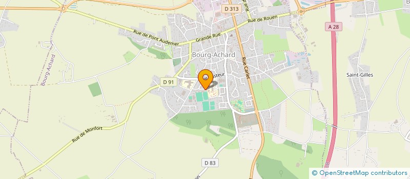 localisation de l'entreprise TAXI LECLERE SASU  BOURG-ACHARD