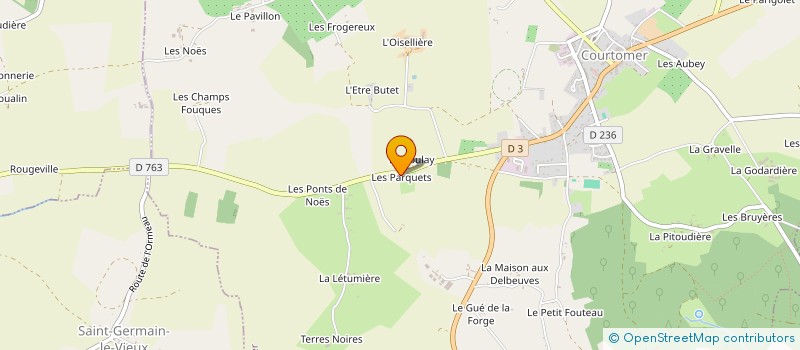 localisation de l'entreprise TAXI LEGENTIL à COURTOMER