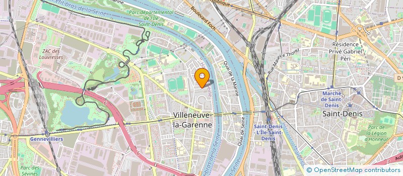 localisation de l'entreprise TAXI LENBA à VILLENEUVE-LA-GARENNE