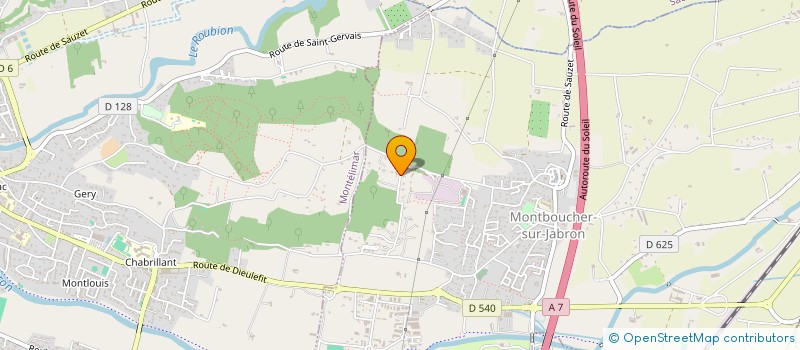 localisation de l'entreprise TAXI LENY  MONTBOUCHER-SUR-JABRON