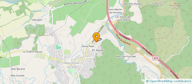 localisation de l'entreprise TAXI LENY MONTOYA  MAUREILLAS-LAS-ILLAS