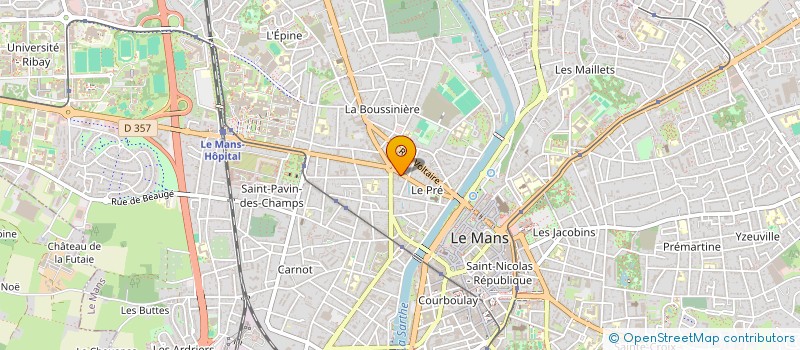 localisation de l'entreprise TAXI LEROY  LE MANS