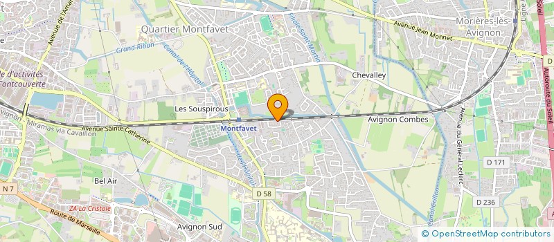 localisation de l'entreprise TAXI LES LAVANDES  AVIGNON