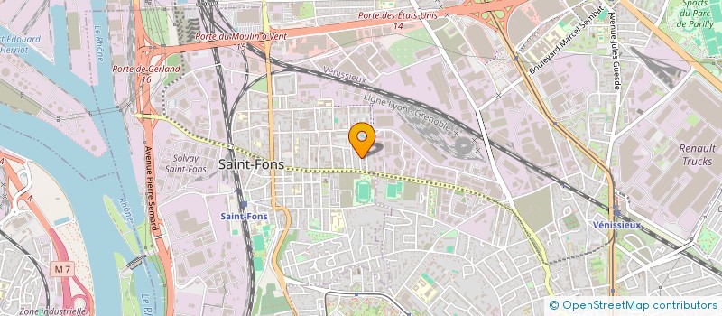 localisation de l'entreprise TAXI LES LYONNAISES à SAINT-FONS