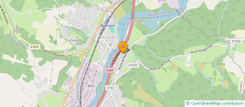 localisation de l'entreprise TAXI LESTELLE  ROQUEFORT-SUR-GARONNE