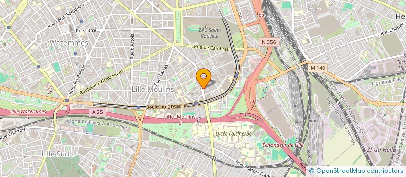 localisation de l'entreprise TAXI LFT à LILLE