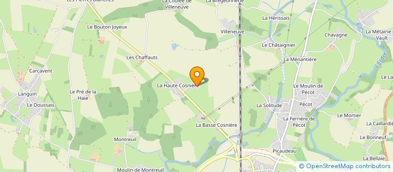 localisation de l'entreprise TAXI LINDA  NORT-SUR-ERDRE