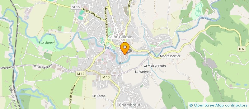 localisation de l'entreprise TAXI LO  SAINT-GALMIER