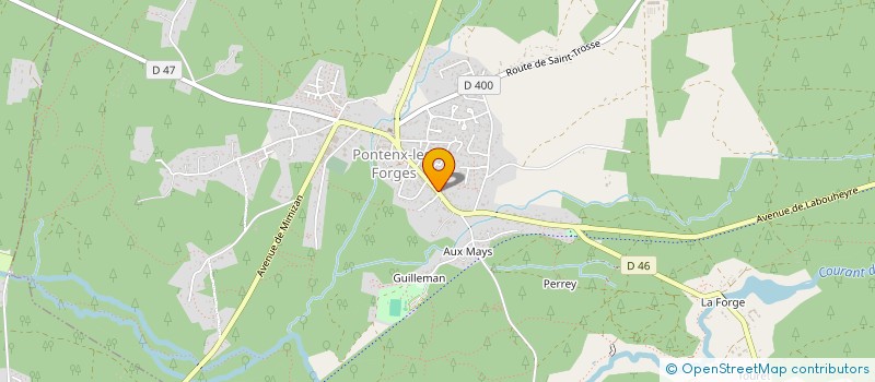 localisation de l'entreprise TAXI LORTIE  PONTENX-LES-FORGES