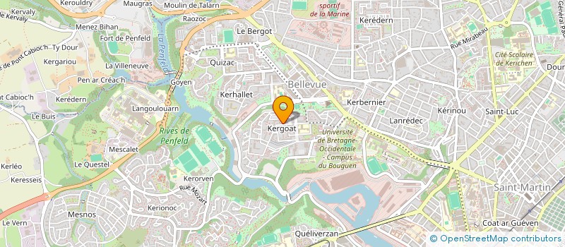 localisation de l'entreprise TAXI LOUIS à BREST