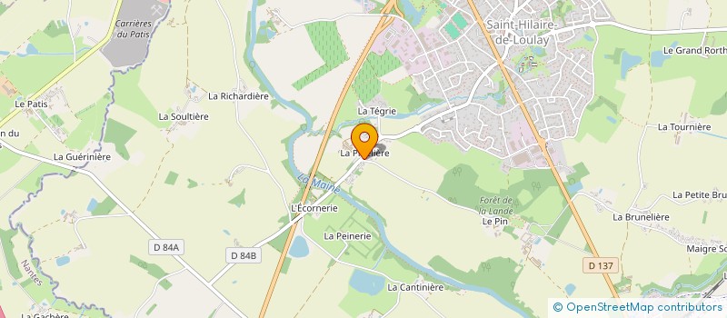 localisation de l'entreprise TAXI LOULAYSIEN à MONTAIGU-VENDEE