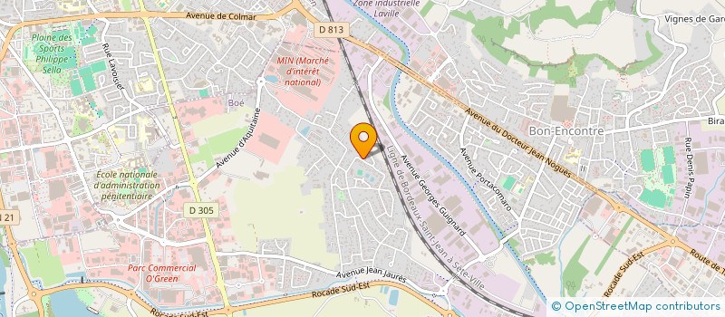 localisation de l'entreprise TAXI LOUSSAL  BOE