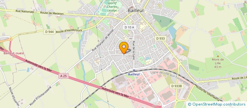 localisation de l'entreprise TAXI LUTTUN à BAILLEUL