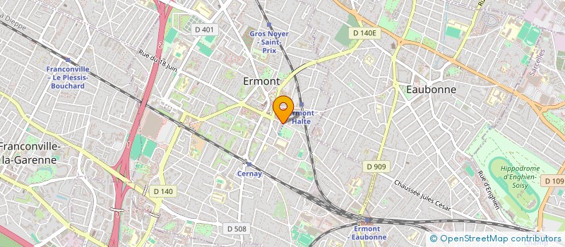 localisation de l'entreprise TAXI LYES  ERMONT