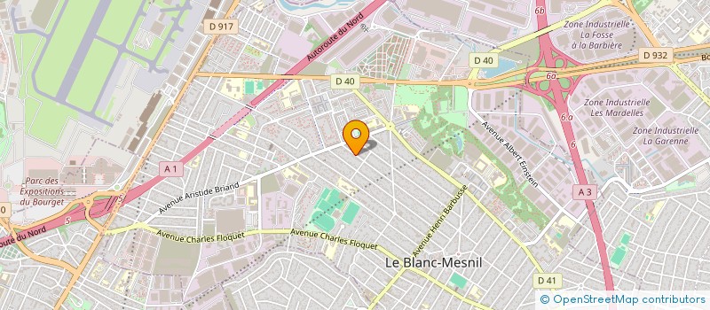 localisation de l'entreprise TAXI LYLY 75 à LE BLANC-MESNIL