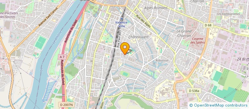 localisation de l'entreprise TAXI LYNA  VALENCE