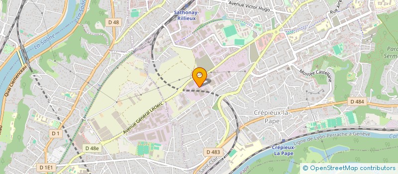 localisation de l'entreprise TAXI LYON LUMIERES à RILLIEUX-LA-PAPE