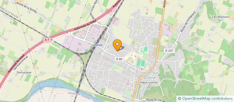 localisation de l'entreprise TAXI M  LIVRON-SUR-DROME