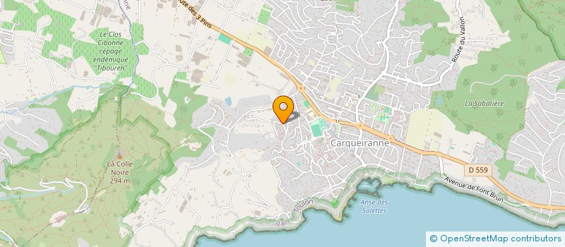 localisation de l'entreprise TAXI M.A.N  CARQUEIRANNE