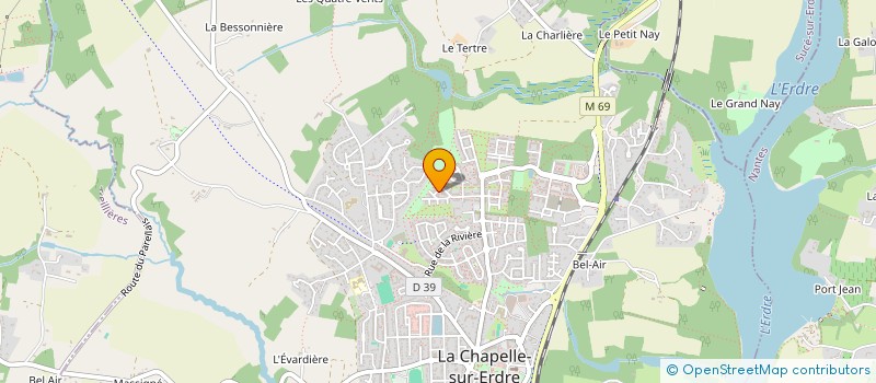 localisation de l'entreprise TAXI M.S  LA CHAPELLE-SUR-ERDRE