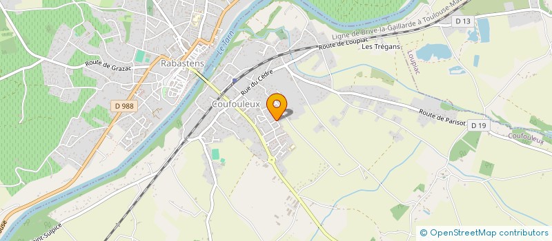 localisation de l'entreprise TAXI M4A-ST SULPICE  COUFOULEUX