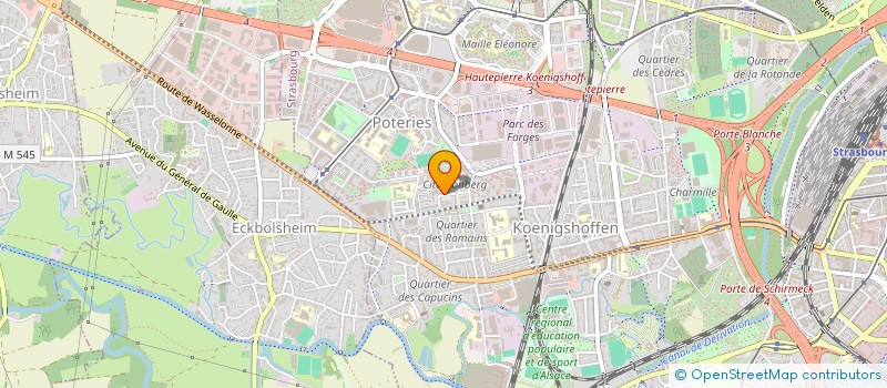 localisation de l'entreprise TAXI MA ROUE à STRASBOURG