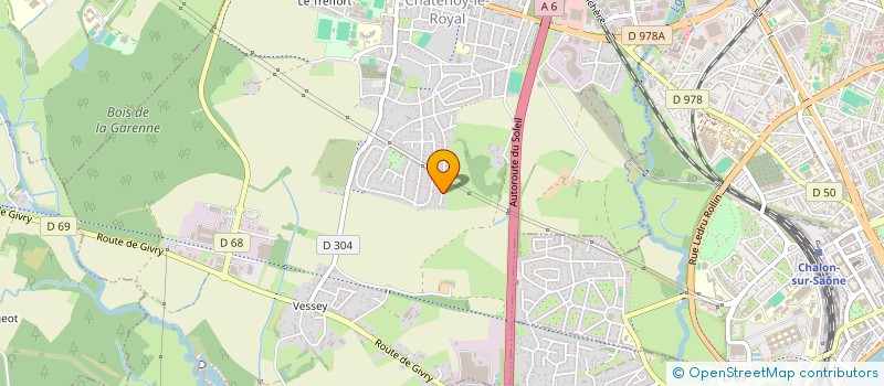 localisation de l'entreprise TAXI MACON 71  CHATENOY-LE-ROYAL