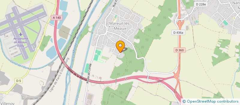 localisation de l'entreprise TAXI MALAU à MAREUIL-LES-MEAUX