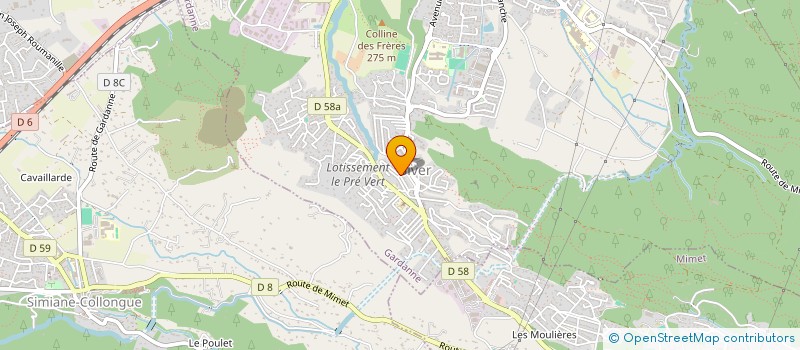 localisation de l'entreprise TAXI MARINE à GARDANNE
