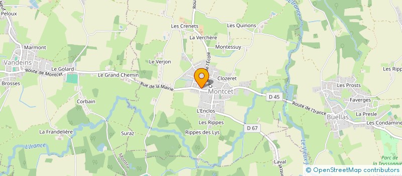 localisation de l'entreprise TAXI MARIO PATUROT à MONTCET