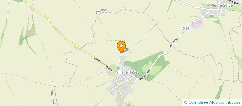 localisation de l'entreprise TAXI MARTIAL  VILLERS-LE-SEC