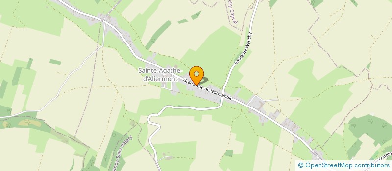 localisation de l'entreprise TAXI MARTIN BILLY  SAINTE-AGATHE-D'ALIERMONT