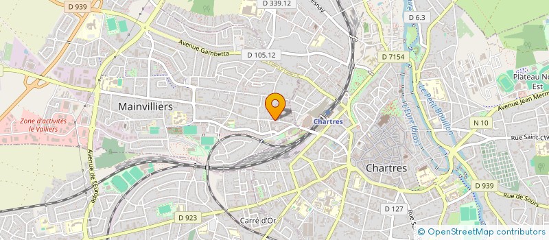 localisation de l'entreprise TAXI MARTINE à MAINVILLIERS