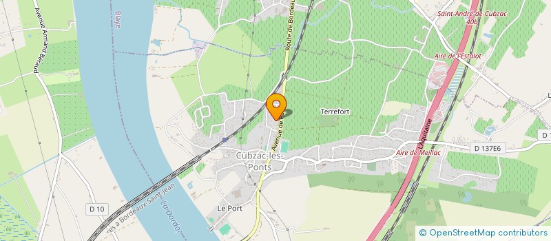 localisation de l'entreprise TAXI MARWAN à CUBZAC-LES-PONTS