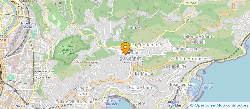 localisation de l'entreprise TAXI MASS à VILLEFRANCHE SUR MER
