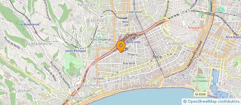 localisation de l'entreprise TAXI MASSICARD à NICE
