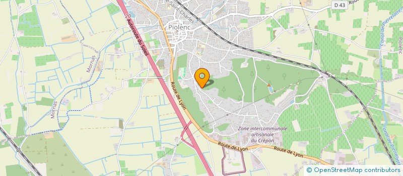 localisation de l'entreprise TAXI MASSILIA  PIOLENC