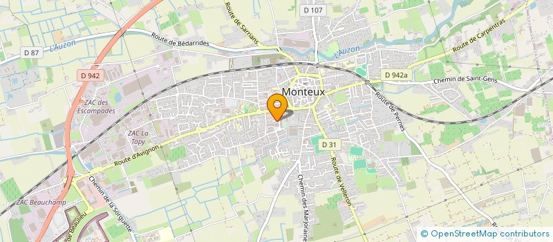 localisation de l'entreprise TAXI MATHIEU  MONTEUX