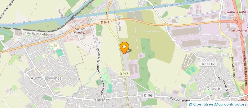 localisation de l'entreprise TAXI MATHIEU LZP  DOUVRIN