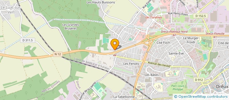 localisation de l'entreprise TAXI MB à DREUX