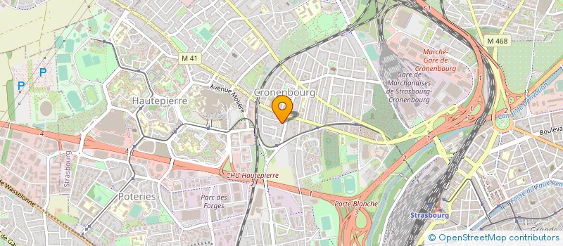 localisation de l'entreprise TAXI MED à STRASBOURG