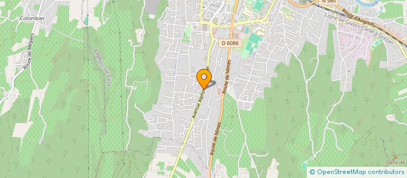 localisation de l'entreprise TAXI MED' ASSISTANCE  BAGNOLS-SUR-CEZE